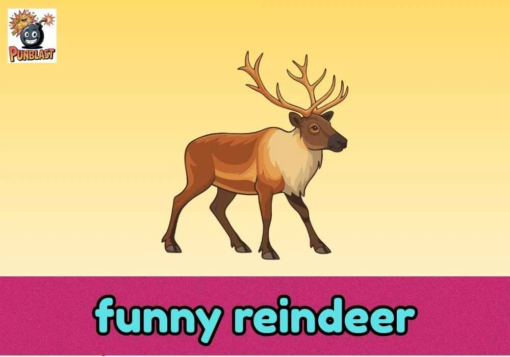 funny reindeer