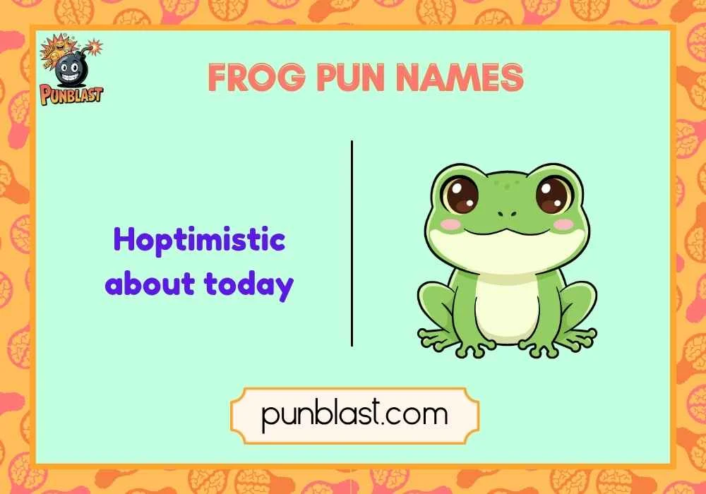 frog pun names