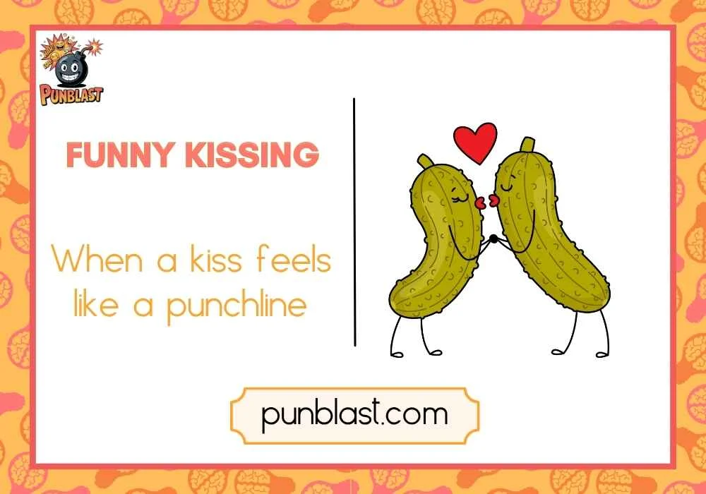 funny kissing